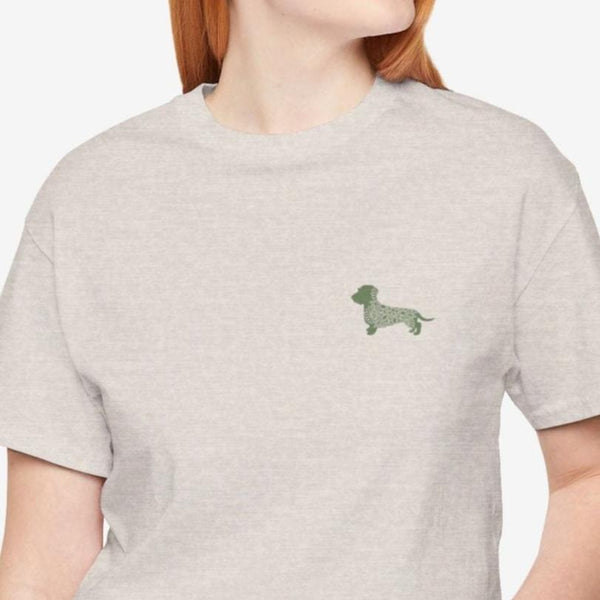 Wirehaired Dachshund Mandala - Dachshund Shirt for Women - Dachshund Mandala T- Shirt